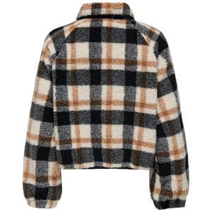 Only Calista Check Teddy Jacket